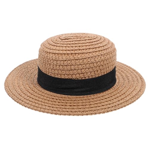 IMIKEYA High Party Miniaturhüte Strohpuppenhut Hat Dekoration Puppenhauszubehör Stoffpuppe Weben Basteln Hutornament Mini Hausornament Mini Strohhut Gewebt Khaki IMIKEYA High Party Miniaturhüte Strohpuppenhut Hat Dekoration Puppenhauszubehör Stoffpuppe Weben Basteln Hutornament Mini Hausornament Mini Strohhut Gewebt Khaki von IMIKEYA