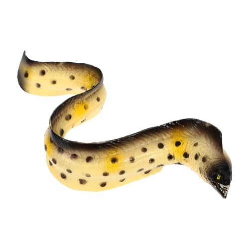 IMIKEYA Hochsimuliertes Meerestier Modellspielzeug Realistisches Seeaal Für Kognitives Lernspielzeug Biologisches Tiermodell Für Frühkindliche Entwicklung von IMIKEYA