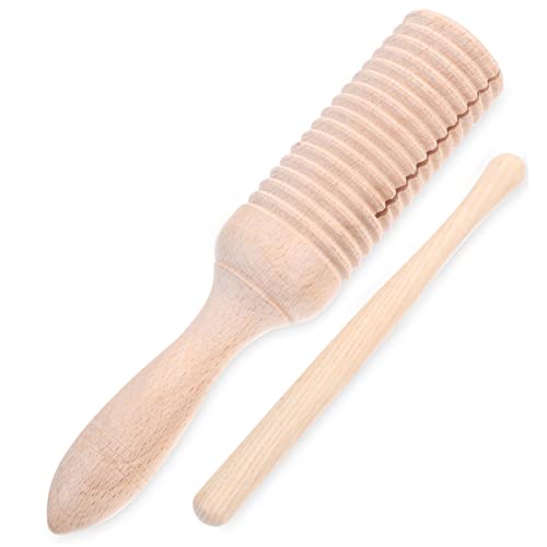 IMIKEYA Holz Guiro für Musikinstrument zur Frühen für Kleinkinder und Vorschulkinder Entwickelt die Musikalität und Sensorischen Fähigkeiten Fördert die Eltern Junge Mädchen Interaktion IMIKEYA Holz Guiro für Musikinstrument zur Frühen für Kleinkinder und Vorschulkinder Entwickelt die Musikalität und Sensorischen Fähigkeiten Fördert die Eltern Junge Mädchen Interaktion von IMIKEYA
