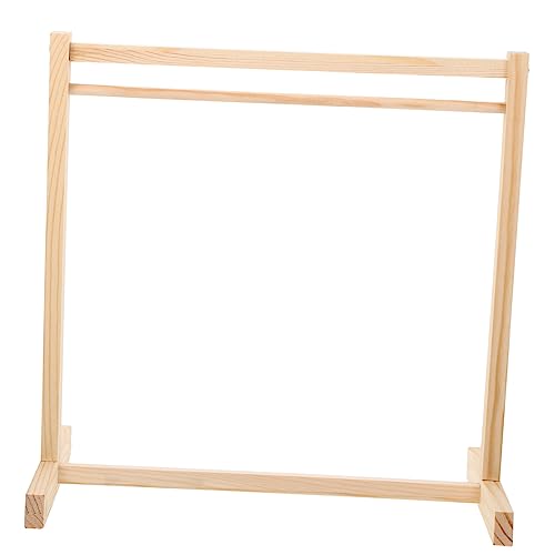 IMIKEYA Kleiderbügel Und Ständer Für Puppenhäuser 20 cm Mini-kleiderbügel Aus Holz Kleiderständer Für Puppen Kleiderständer Für Puppen Lagerregal Für Puppen von IMIKEYA