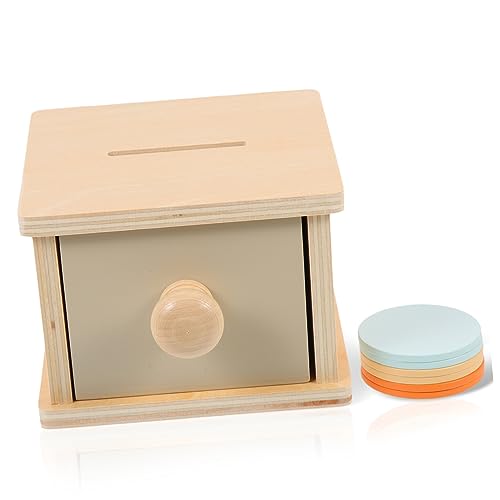 IMIKEYA Holz Münzbox für Kleinkinder Farbenfrohes Motorischen Fähigkeiten und Farberkennung für Jahren für Frühkindliche Bildung IMIKEYA Holz Münzbox für Kleinkinder Farbenfrohes Motorischen Fähigkeiten und Farberkennung für Jahren für Frühkindliche Bildung von IMIKEYA