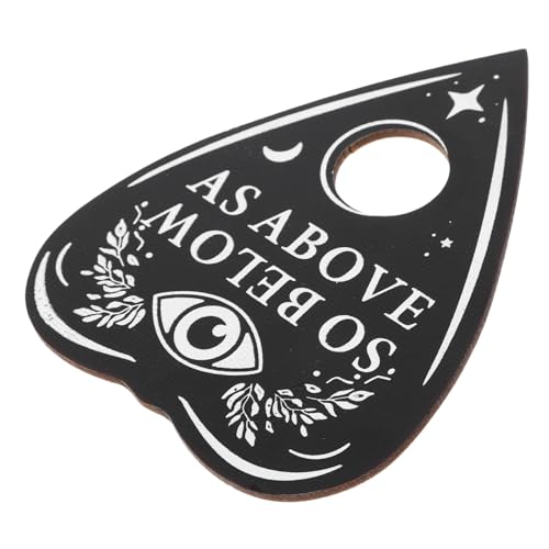 IMIKEYA Holz Pendelbrett für Wahrsagerei Herzförmige Divinationstafel mit Kunstvollem Design für Partys und Spirituelle Beratungen Dekorative Wahrsageplatte aus Holz IMIKEYA Holz Pendelbrett für Wahrsagerei Herzförmige Divinationstafel mit Kunstvollem Design für Partys und Spirituelle Beratungen Dekorative Wahrsageplatte aus Holz von IMIKEYA
