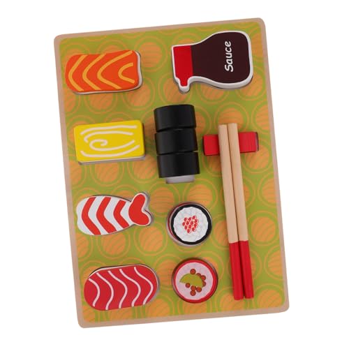 IMIKEYA Holz-Sushi-Spiel-Essen-Set, Realistisches Lebensmittel-Set, Küche, Kochspielzeug Für Kinder, So Tun, Als Würden Sie Spielen, Kleinkinder Lernen IMIKEYA Holz-Sushi-Spiel-Essen-Set, Realistisches Lebensmittel-Set, Küche, Kochspielzeug Für Kinder, So Tun, Als Würden Sie Spielen, Kleinkinder Lernen von IMIKEYA
