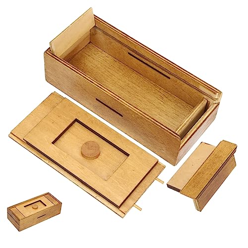 IMIKEYA Holzbox Puzzletoxin für Kreatives mit Verstecktem für Geschenkkarten und Geldgeschenke Hochwertiges Holz Geschliffen Perfektes für Feste IMIKEYA Holzbox Puzzletoxin für Kreatives mit Verstecktem für Geschenkkarten und Geldgeschenke Hochwertiges Holz Geschliffen Perfektes für Feste von IMIKEYA