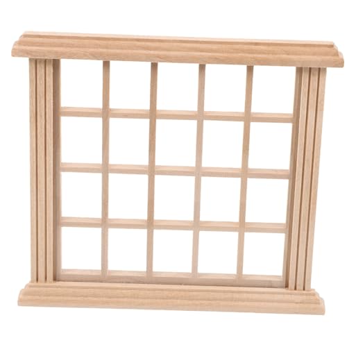 IMIKEYA Holzfenster Für Puppenhaus Fensterrahmen Modell Dekoratives Zubehör Für DIY Puppenhaus Exquisite Mini Hausfensterdekoration Für Kreative IMIKEYA Holzfenster Für Puppenhaus Fensterrahmen Modell Dekoratives Zubehör Für DIY Puppenhaus Exquisite Mini Hausfensterdekoration Für Kreative von IMIKEYA