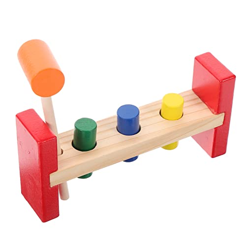 IMIKEYA Holzspielzeug Für Jungen Und Mädchen Schlagspielzeug Kleinkinder Im Alter Von 1–2 Jahren Pädagogisches Spielzeug Für Die Kognitive Entwicklung des Babys von IMIKEYA