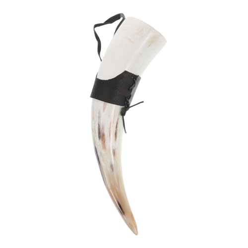 IMIKEYA Horn-weinset Trinkhörner Kaffeetasse Aus Horn -trinkhorn Horn Hornbecher Zum Trinken Trinkgefäße Horn-kaffeetasse -tassen Für Männer -Becher Leder von IMIKEYA