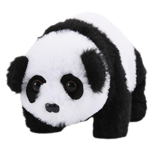 IMIKEYA Interaktives Elektronisches Panda Plüschtier Krabbelndes mit Geräuschen Lustiges für Fördert Interaktion und Zuhören ohne Batterien von IMIKEYA