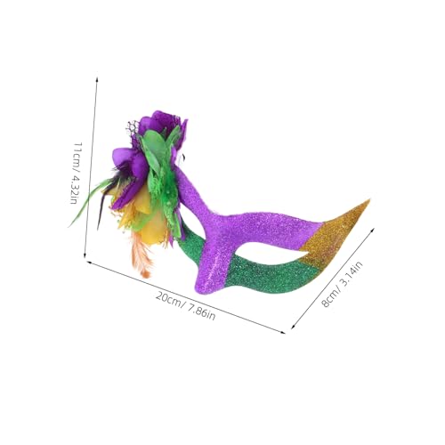IMIKEYA Irische Blumengesichtsmaske für Kostümpartys Vielseitige Fancy Dress Maske für Karneval Halloween Ostern und Festliche Verkleidungen Leicht und Langlebig für Maskeraden und von IMIKEYA