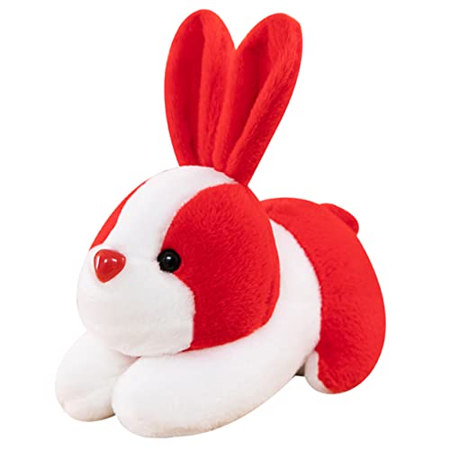 IMIKEYA Jahr Der Hasenpuppe Ausgestopftes Hasenspielzeug Stoffpuppe Plüschhasenpuppe Hasenpuppe Cartoon-Kaninchen-Maskottchen-Puppe Neujahr Neujahrsvorräte Kristallsamt IMIKEYA Jahr Der Hasenpuppe Ausgestopftes Hasenspielzeug Stoffpuppe Plüschhasenpuppe Hasenpuppe Cartoon-Kaninchen-Maskottchen-Puppe Neujahr Neujahrsvorräte Kristallsamt von IMIKEYA