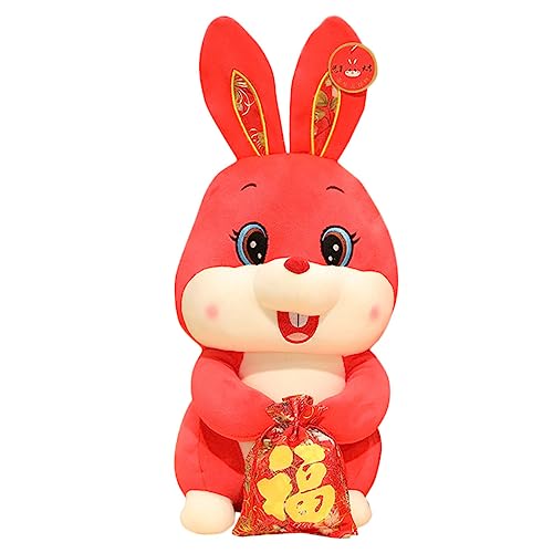 IMIKEYA Jahr der Kaninchenpuppe Hasen Kuscheltier hasenpuppe Hasen Kaninchen Flauschiges Frühlingsfest-Ornamente Plüsch-Kaninchen-Puppe Neujahrsvorräte PP Baumwolle rot IMIKEYA Jahr der Kaninchenpuppe Hasen Kuscheltier hasenpuppe Hasen Kaninchen Flauschiges Frühlingsfest-Ornamente Plüsch-Kaninchen-Puppe Neujahrsvorräte PP Baumwolle rot von IMIKEYA