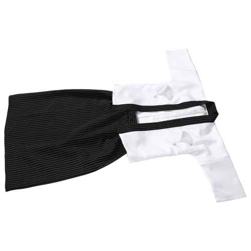 IMIKEYA Japanisches Kimono Kostüm für Jungen Traditionelles Samurai Outfit mit Aufwendigen Drucken für Auftritte Cosplay Halloween mit Elastischem Bund IMIKEYA Japanisches Kimono Kostüm für Jungen Traditionelles Samurai Outfit mit Aufwendigen Drucken für Auftritte Cosplay Halloween mit Elastischem Bund von IMIKEYA