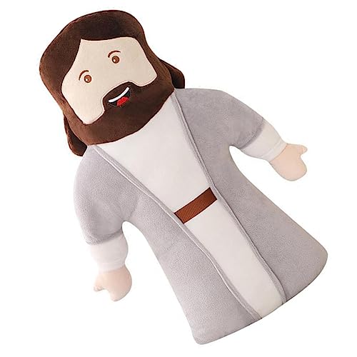 IMIKEYA Jesus-Kissen Dekorative Jesuspuppe Christliche Jesuspuppe Bequemes Jesuskissen Jesus Dekoration Jesuspuppe Jesus Stofftier Haushalts-Jesus-Puppe Pp Baumwolle von IMIKEYA