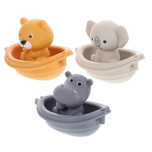 IMIKEYA Junge Mädchen Badespielzeug Stapelbare Schwimmboote Und Tierpuppen Für Junge Mädchen Wasserspielzeug Für Badewanne Mit Koala Nilpferd Und Tiger Für Dusche IMIKEYA Junge Mädchen Badespielzeug Stapelbare Schwimmboote Und Tierpuppen Für Junge Mädchen Wasserspielzeug Für Badewanne Mit Koala Nilpferd Und Tiger Für Dusche von IMIKEYA