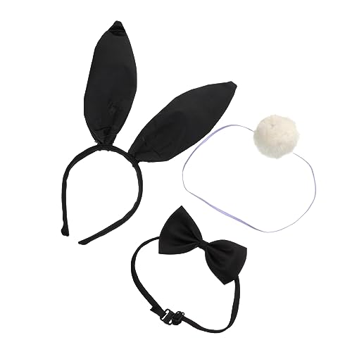 IMIKEYA Kaninchenohren Haarreif 1 Satz mit Fliege für Kostümparty Plüsch Hasenohren Stirnband für für Halloween Karneval und Cosplay IMIKEYA Kaninchenohren Haarreif 1 Satz mit Fliege für Kostümparty Plüsch Hasenohren Stirnband für für Halloween Karneval und Cosplay von IMIKEYA
