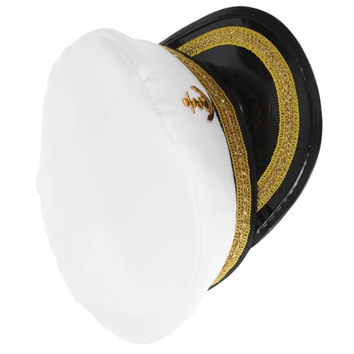 IMIKEYA Kapitänsmütze Unisex Besticktem Patch für Karneval Cosplay und Partys Tragbar für Altersgruppen für Halloween und Anlässe IMIKEYA Kapitänsmütze Unisex Besticktem Patch für Karneval Cosplay und Partys Tragbar für Altersgruppen für Halloween und Anlässe von IMIKEYA