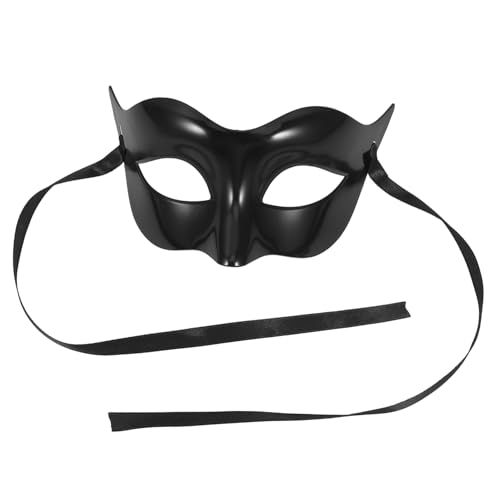 IMIKEYA Karnevalsmaske Für Männer Schwarze Halbgesichtsmaske Für Halloween Cosplay Und Maskerade Partys Atmungsaktiv Und Komfortabel Für Kostüme Und Feiern IMIKEYA Karnevalsmaske Für Männer Schwarze Halbgesichtsmaske Für Halloween Cosplay Und Maskerade Partys Atmungsaktiv Und Komfortabel Für Kostüme Und Feiern von IMIKEYA