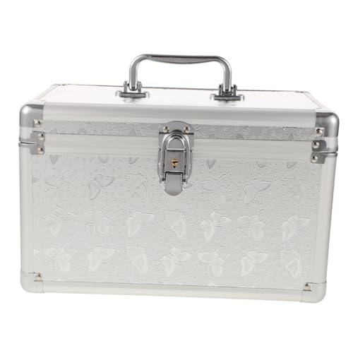 IMIKEYA Kasten Magische Aufbewahrungsbox Handhaben Werkzeuge Tragen Koffer Werkzeugkoffer Aus Metall Werkzeugkoffer Mit Metallgriff Werkzeugorganisator Aluminiumgehäuse MDF Silver IMIKEYA Kasten Magische Aufbewahrungsbox Handhaben Werkzeuge Tragen Koffer Werkzeugkoffer Aus Metall Werkzeugkoffer Mit Metallgriff Werkzeugorganisator Aluminiumgehäuse MDF Silver von IMIKEYA