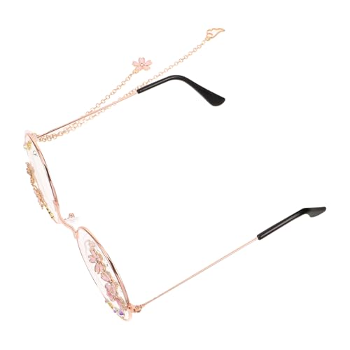 IMIKEYA Kawaii Cosplay Brille mit Kette Runde Gothic Flügel Brillen für Frauen Niedliche Stylische Eyeglasses für Teens Langlebiges Material Modisches Accessoire für Partys und Fotos IMIKEYA Kawaii Cosplay Brille mit Kette Runde Gothic Flügel Brillen für Frauen Niedliche Stylische Eyeglasses für Teens Langlebiges Material Modisches Accessoire für Partys und Fotos von IMIKEYA