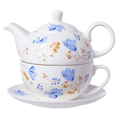 IMIKEYA Keramik-Teesets Asiatische Porzellan-Teekannen Mit Teetassen-Set Chinesisches Gongfu-Teeset Teekessel Kung-Fu-Teekanne Für Teeliebhaber Frauen Männer von IMIKEYA