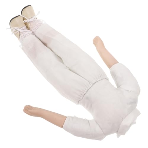 IMIKEYA Keramikpuppenkörper DIY Puppe Versorgung Puppenteile Einzigartiges Puppenkörper-Accessoire DIY-puppenkörpermodell Für Körperzubehör Für Puppen Stoff Weiß von IMIKEYA