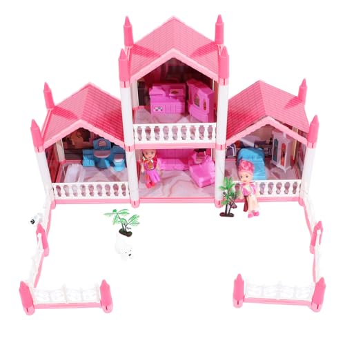 IMIKEYA Kinderburg interaktives Interactive Toys spielzeughaus Prinzessinnen Schloss dollhaus -DIY-Burgspielzeug für Mädchen winziges EIN Bauen Abs Rosa IMIKEYA Kinderburg interaktives Interactive Toys spielzeughaus Prinzessinnen Schloss dollhaus -DIY-Burgspielzeug für Mädchen winziges EIN Bauen Abs Rosa von IMIKEYA