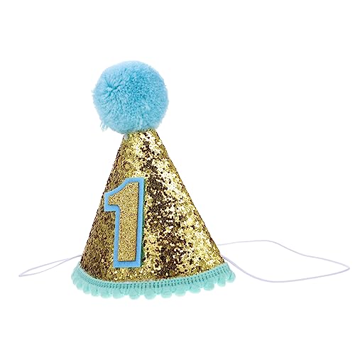 IMIKEYA Kindergeburtstags Hut aus Einhorn Partyhut für Jungen und Leichter Party Cone Hut für Geburtstagsfeiern und Shower Jahr Deko Accessoires für Unvergessliche Fotos von IMIKEYA