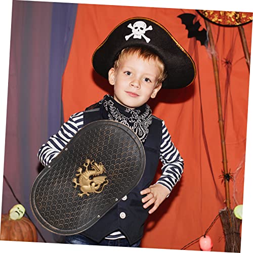 IMIKEYA Kinderkostüm Mittelalterlicher Spielschild Leichtem Kunststoff Realistisch Gestaltetes Armorschild für Rollenspiele Party und Cosplay Geeignet für Interaktion und Fantasievollen von IMIKEYA