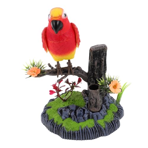 IMIKEYA Kinderspielzeug künstliches Vogelspielzeug süßer Singvogel interaktives Vogelkind für interaktives Spielzeugvögel elektrischer Vogel Plastik rot IMIKEYA Kinderspielzeug künstliches Vogelspielzeug süßer Singvogel interaktives Vogelkind für interaktives Spielzeugvögel elektrischer Vogel Plastik rot von IMIKEYA