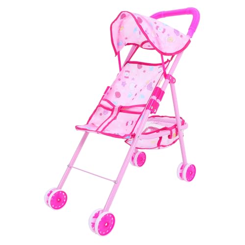 IMIKEYA Kinderwagen Spiral- Puppenbuggy Dolly Babys -Buggy Mädchen Puppenwagen Korb Einhorn Bausatz Einkaufswagenspielzeug Für Kleinkinder Zappeln Roboter Vorgeben Rosa Plastik IMIKEYA Kinderwagen Spiral- Puppenbuggy Dolly Babys -Buggy Mädchen Puppenwagen Korb Einhorn Bausatz Einkaufswagenspielzeug Für Kleinkinder Zappeln Roboter Vorgeben Rosa Plastik von IMIKEYA