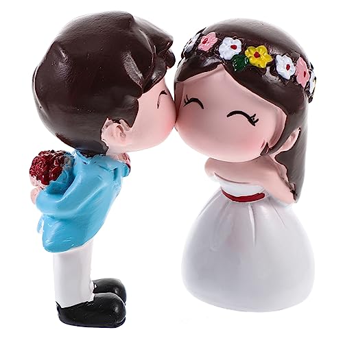 IMIKEYA Kiss Couple Kuchen Dekoration Romantisches Tortenornament Aus Resin Für Hochzeiten Kuss Paar Figur Für Kreative Tortendekoration IMIKEYA Kiss Couple Kuchen Dekoration Romantisches Tortenornament Aus Resin Für Hochzeiten Kuss Paar Figur Für Kreative Tortendekoration von IMIKEYA