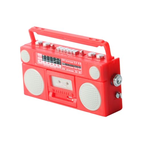 IMIKEYA Klassisches Miniatur Radio Modell Für Puppenhaus Dekoration Retro Design Ideales Desktop Ornament Für Kreative Wohnraumgestaltung IMIKEYA Klassisches Miniatur Radio Modell Für Puppenhaus Dekoration Retro Design Ideales Desktop Ornament Für Kreative Wohnraumgestaltung von IMIKEYA
