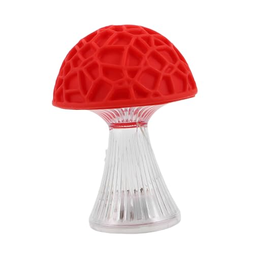 IMIKEYA Kleine Pilz-tischlampe Schreibtischlampe Pilz-led-lampe Pilzlichter Retro -tischlampe Rote Tischlampe Nachtlicht Kreatives Led-nachtlicht Pilzdekorationen Acryl von IMIKEYA