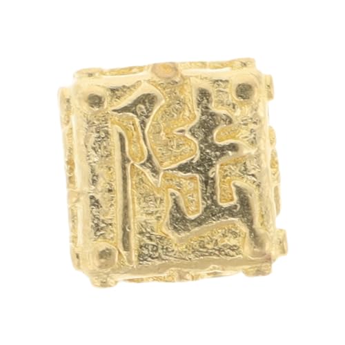 IMIKEYA Kleine Würfel Spiel Requisitenwürfel Für Spielfiguren Würfel Aus Metall Rollenspielwürfel Spielwürfel Mini Würfel Im Chinesischen Stil Mini Würfel Tischspielwürfel von IMIKEYA