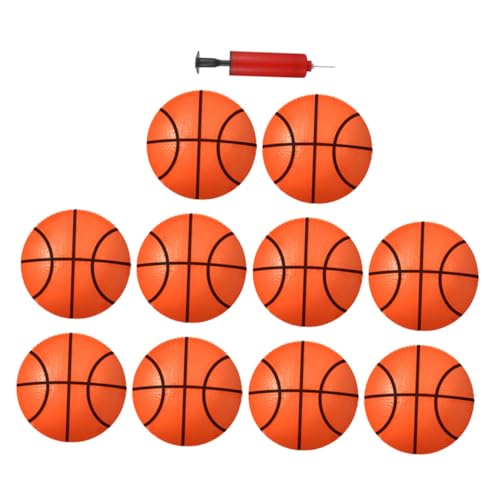 IMIKEYA PVC Mini-Basketball-Spielzeug Aufblasbares Basketball-Spielzeug Für Kinder Korb Kinder-Reifen-Spielzeug Basketball Basketball-Spielzeug-Set Zufällige Farbe von IMIKEYA