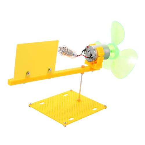 IMIKEYA Kleiner Windgenerator Motor DIY Windkraftanlage Für Pädagogisches Experimentierspielzeug Kreativität Und Wissenschaftlichem Interesse von IMIKEYA