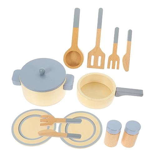 IMIKEYA Kochgeschirr Set Aus Holz Küchenspielzeug Für Rollenspiel Kochgeschirr Set Für Kreative Küchenabenteuer Inkl Blauer Töpfe Und Zubehör IMIKEYA Kochgeschirr Set Aus Holz Küchenspielzeug Für Rollenspiel Kochgeschirr Set Für Kreative Küchenabenteuer Inkl Blauer Töpfe Und Zubehör von IMIKEYA