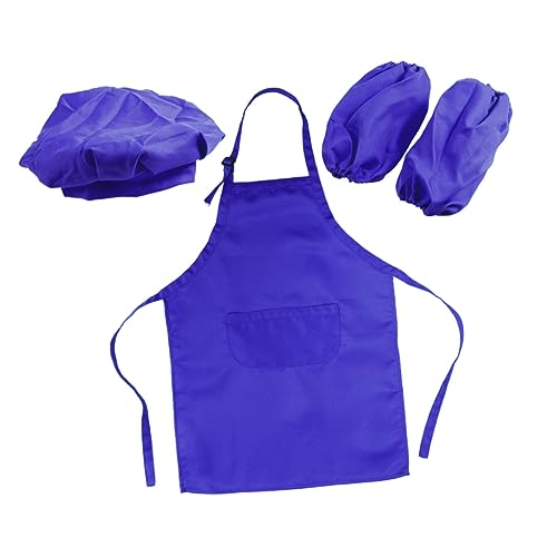 IMIKEYA Kochset mit Schürze und Ärmel für Backen für Partys Blau Jahre Spaßiges Rollenspiel für Kleine IMIKEYA Kochset mit Schürze und Ärmel für Backen für Partys Blau Jahre Spaßiges Rollenspiel für Kleine von IMIKEYA