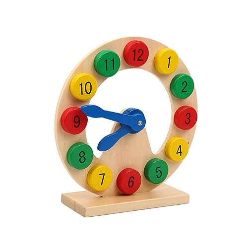 IMIKEYA Kognitive Formspielzeug Bausteine Uhr Zahlenbausteine DIY bausteine Holzbaustein Hölzern IMIKEYA Kognitive Formspielzeug Bausteine Uhr Zahlenbausteine DIY bausteine Holzbaustein Hölzern von IMIKEYA