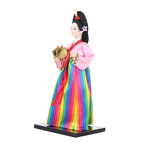 IMIKEYA Koreanische Stoffpuppe Dekoration Handgefertigte Figurine im Kreativen Stil für Wohnräume Schlafzimmer und Perfektes für Freunde und Familie Farblich Zufällige Ausführung von IMIKEYA
