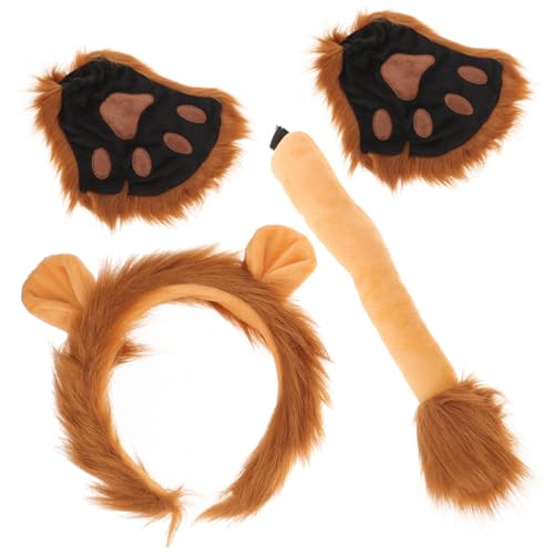 IMIKEYA Kostüm Set für Erwachsene Haarreifen mit für Halloween Cosplay und Kostümpartys Niedliches Tierkostüm Zubehör von IMIKEYA