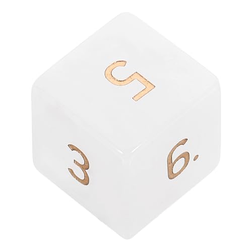 IMIKEYA Kristallwürfel Große Zahlenwürfel Würfel Zum Glücksspiel Große Würfel Unterhaltungswürfel 6-seitiger Würfel Partyspielwürfel Spiellehrwürfel Brettspiel-Tool Weiß IMIKEYA Kristallwürfel Große Zahlenwürfel Würfel Zum Glücksspiel Große Würfel Unterhaltungswürfel 6-seitiger Würfel Partyspielwürfel Spiellehrwürfel Brettspiel-Tool Weiß von IMIKEYA