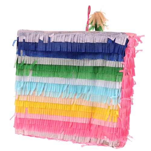 IMIKEYA Kuchen Pinata für Kuchen Party große Kuchenpinata Piñata Geburtstagsdekorationen geburtstagsfeier dekoration Geburtstagsfeierdekorationen Kuchendekoration Papier Rosa von IMIKEYA