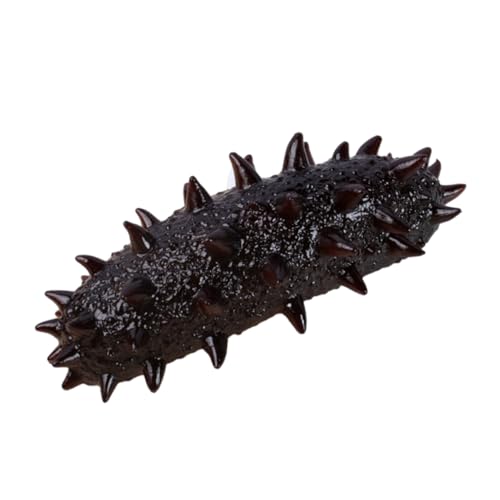 IMIKEYA Künstliche Seegurke deko Desktop-Seegurke gefälschte Seegurke künstliches Seegurkenmodell Kognitives Modell der Seeschnecke Seegurken-Modell PVC Dark Brown von IMIKEYA