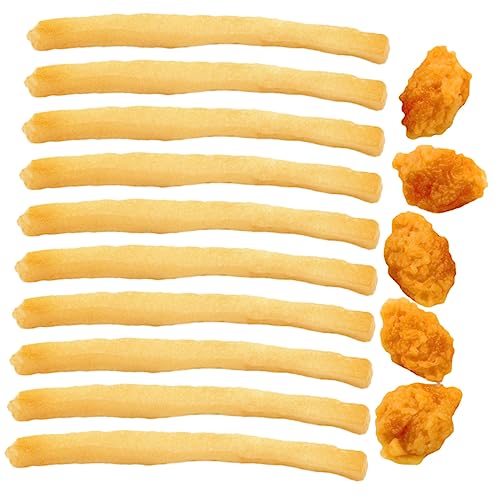 IMIKEYA Künstliches Pommes Frites Set Aus Plastik – Realistisches Fake Fast Food Für Küche - Restaurant & Schaufenster-Dekoration – Ideal Für Kreative Präsentationen Und Themenpartys IMIKEYA Künstliches Pommes Frites Set Aus Plastik – Realistisches Fake Fast Food Für Küche - Restaurant & Schaufenster-Dekoration – Ideal Für Kreative Präsentationen Und Themenpartys von IMIKEYA