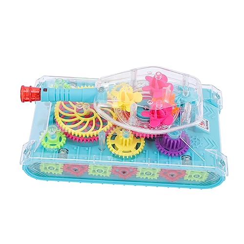 IMIKEYA Kunterbuntes Spielzeugtankauto mit Musik und Lichteffekten Interaktives Kleinkindspielzeug Kreativität und Koordination für Jungen von IMIKEYA