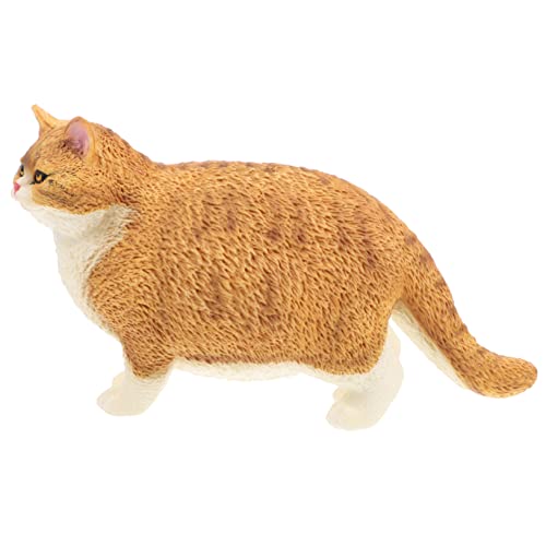 IMIKEYA Kurzhaarige Katzenverzierung Spielzeugkatze Für Katzenmodell Kleine Katzendekoration Simulationskatze -Figur Realistische Katzenformmodelle Orange Plastik IMIKEYA Kurzhaarige Katzenverzierung Spielzeugkatze Für Katzenmodell Kleine Katzendekoration Simulationskatze -Figur Realistische Katzenformmodelle Orange Plastik von IMIKEYA