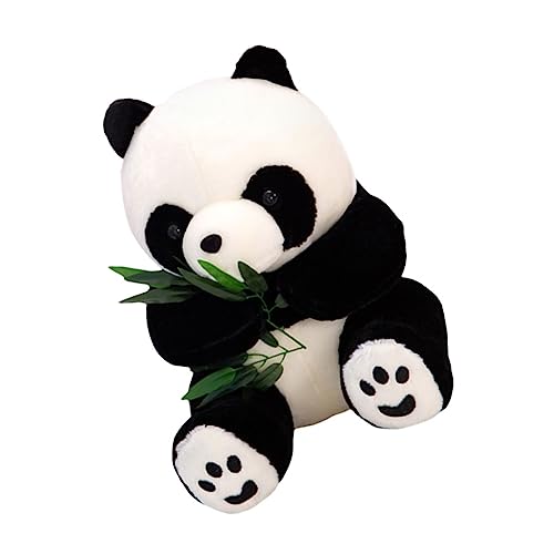 IMIKEYA Kuscheltier Panda Plüschtier Flauschige Tierpuppe aus Hochwertigem Material Vielseitig Einsetzbar Kissen oder Dekoration von IMIKEYA