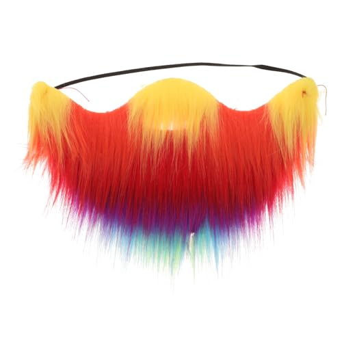 IMIKEYA LGBT Regenbogen Fake Cosplay Kostümzubehör Weicher Langlebiger Einzigartiger Simulation für Party Karneval Halloween und Fotoshooting von IMIKEYA