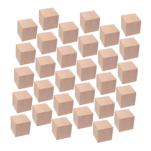IMIKEYA Leere Holzblöcke Für Kleine Bauklötze Pädagogisches Blockspielzeug Zum Stacking Und Kreativen Ideales DIY Modellbau Für Mathematische Übungen von IMIKEYA